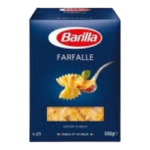 Barilla Pasta Farfalle 500 grs. Caja 12 bolsas.