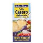 Gallina Blanca Caldo de Pescado. Brik 1 litro. Caja 12 unidades.