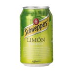 Schweppes Limón. Lata 33 cl. Caja 24 unidades.
