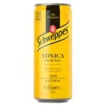 Schweppes Tónica. Lata 33 cl. Caja 24 unidades.